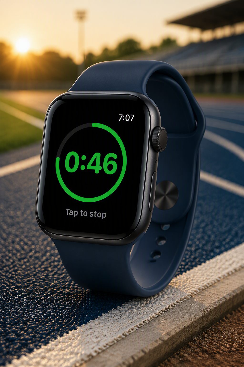 TrialTime counting down, green ring at forty-six seconds