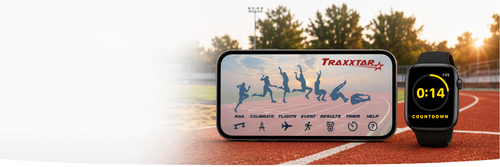 Track and field background